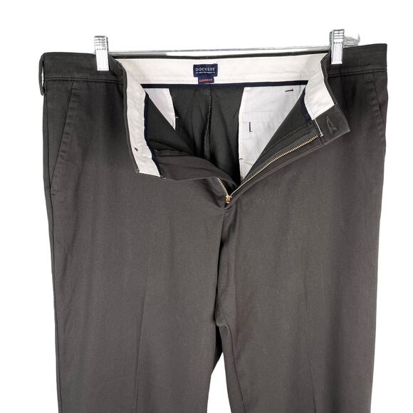 Dockers Classic Fit Easy Khaki Mens Pants Stretch 40 x 32 Brown New - Picture 10 of 13
